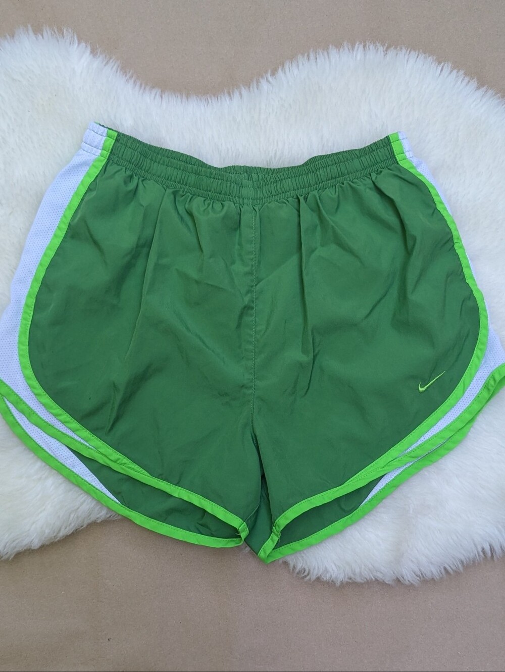 Nike Green Track Shorts